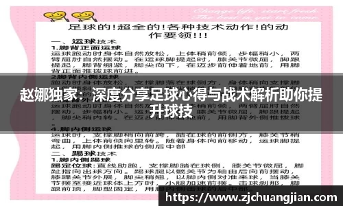 赵娜独家：深度分享足球心得与战术解析助你提升球技